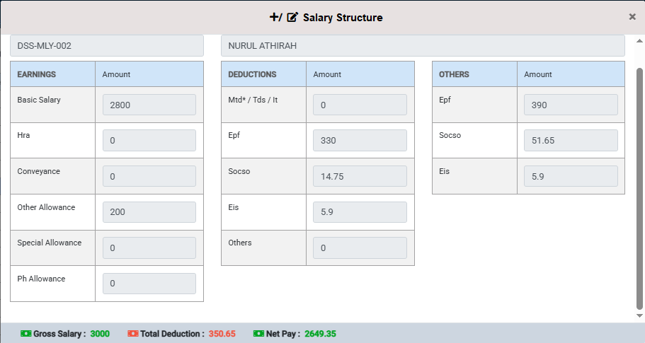 SalaryStructure