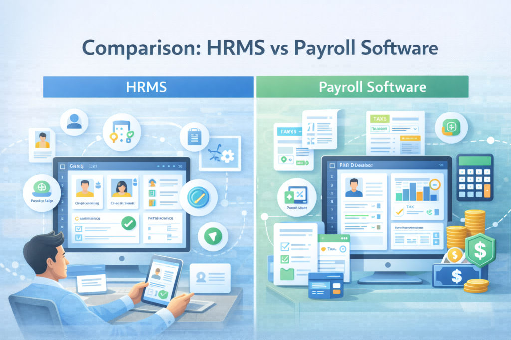 Comparison: HRMS vs Payroll Software