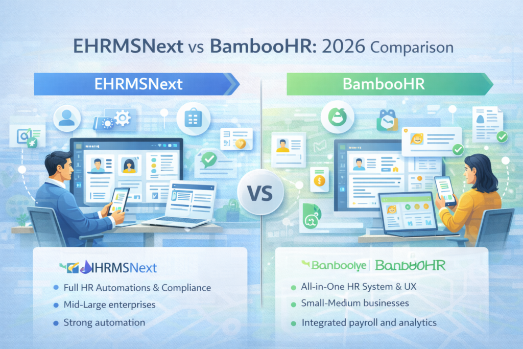 EHRMSNext vs BambooHR: 2026 Comparison