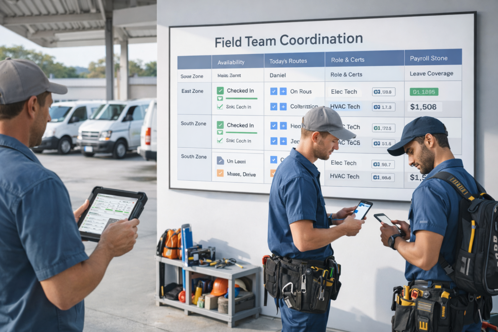HRMS for Field Service Teams
