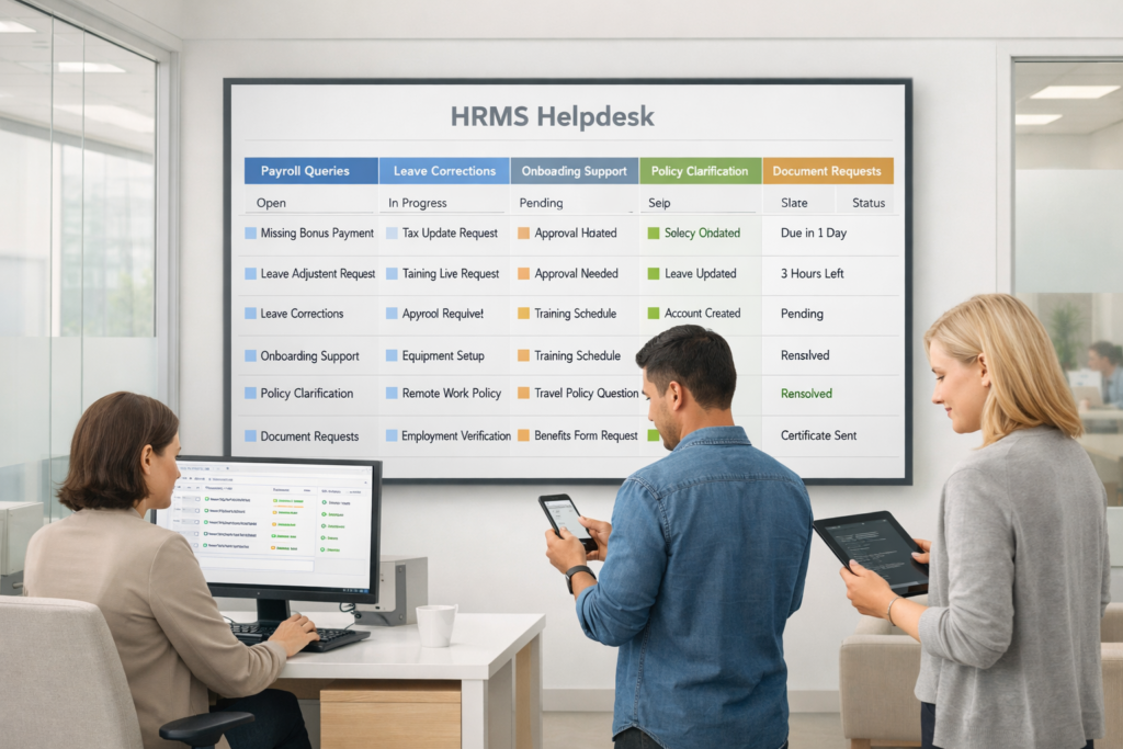 HRMS for HR Helpdesk