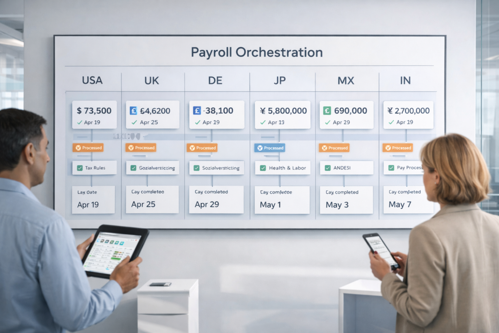 Payroll for Multi-Country Workforce