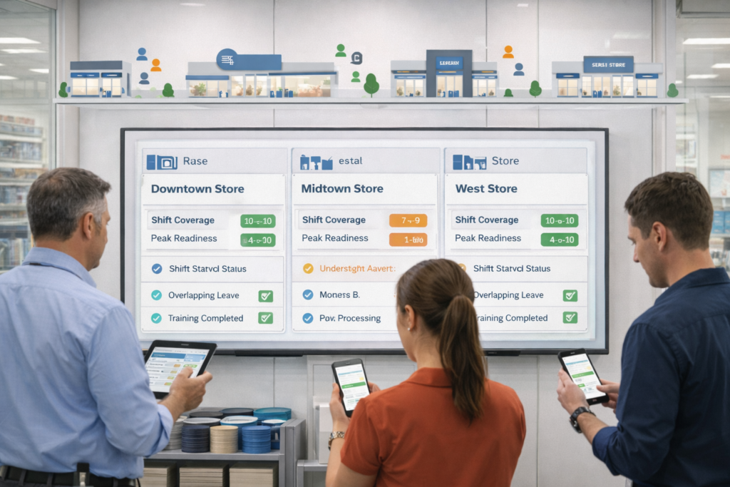 hrms for multi-location retail