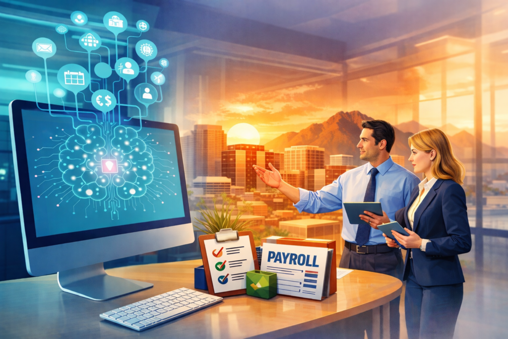 "HRMS in Phoenix, AZ" I HAVE GIVEN MY BLOG TITLE ACCORDING THAT CREATE ME FEATURE IMAGE