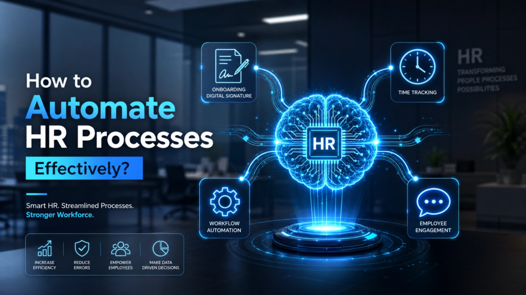 How to automate HR processes effectively