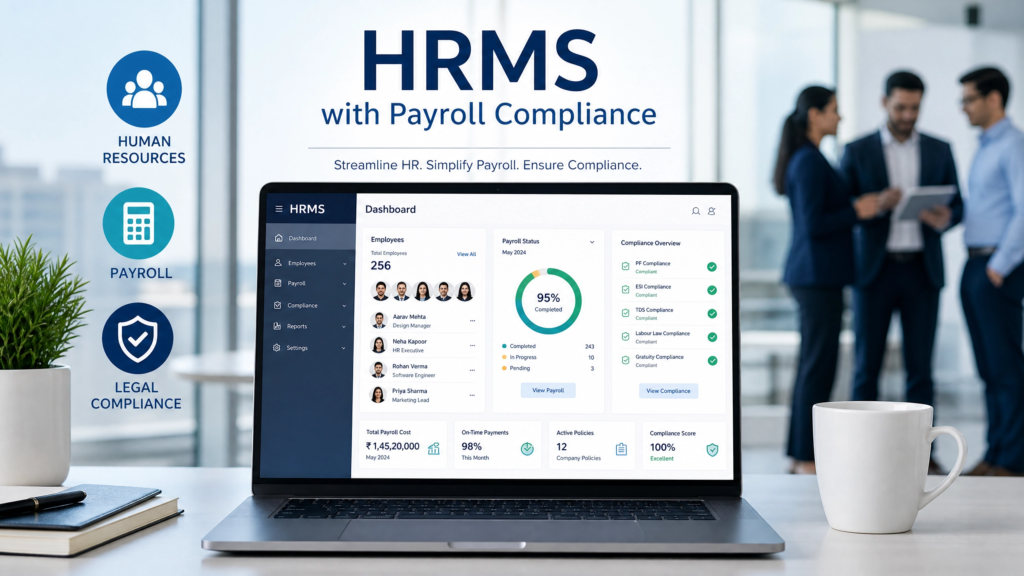 HRMS with payroll compliance