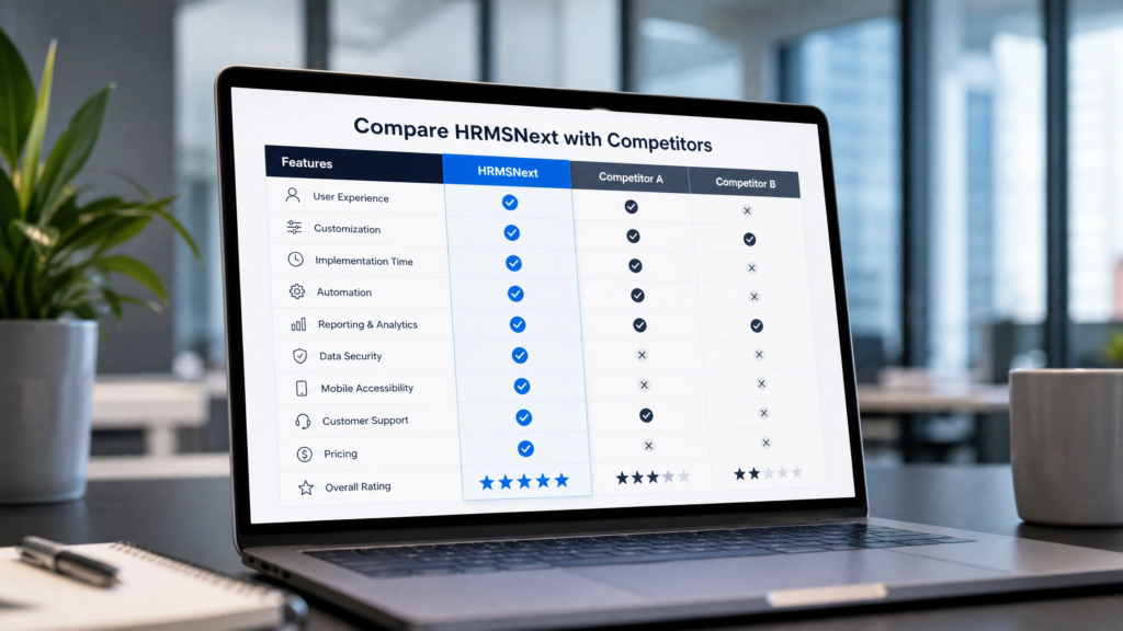 Compare EHRMSNext with competitors